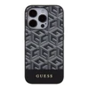 Apple iPhone 15 Pro Max Guess dėklas GCube Stripes MagSafe (GUHMP15XHGCFSEK) juodos spalvos