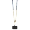 Apple iPhone 15 Guess dėklas Crossbody 4G Metal Logo (GUHCP15SP4TDSCPB) mėlynos spalvos