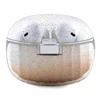 Ausinės Bluetooth TWS Guess Glitter Gradient GUTWSHDGKEED TWS aukso spalvos