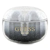 Ausinės Bluetooth TWS Guess Glitter Gradient GUTWSHDGKEEK juodos spalvos