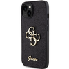 Dėklas GUESS GUHCP15SHG4SGK IPHONE 15/14/13 6.1 "Juodas / Juodas HARDCASE GLITTER SCRIPT BIG 4G