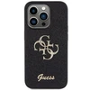Dėklas GUESS GUHCP15LHG4SGK IPHONE 15 PRO 6.1 "Juodas/Juodas HARDCASE GLITTER SCRIPT BIG 4G