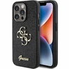 Dėklas GUESS GUHCP15LHG4SGK IPHONE 15 PRO 6.1 "Juodas/Juodas HARDCASE GLITTER SCRIPT BIG 4G