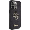 Dėklas GUESS GUHCP15LHG4SGK IPHONE 15 PRO 6.1 "Juodas/Juodas HARDCASE GLITTER SCRIPT BIG 4G