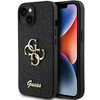 Dėklas GUESS GUHCP15SHG4SGK IPHONE 15/14/13 6.1 "Juodas / Juodas HARDCASE GLITTER SCRIPT BIG 4G