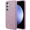 Samsung Galaxy S24 Guess dėklas Glitter Script (GUHCS24SHGGSHU) violetinės spalvos
