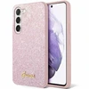 Samsung Galaxy S24 Plus Guess dėklas Glitter Script (GUHCS24MHGGSHP) rožinės spalvos