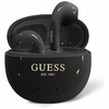 Ausinės TWS Guess Glossy Effect Egg Shape Printed Classic Logo juodos spalvos