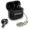 Ausinės TWS Guess Glossy Effect Printed Classic Logo & Charm juodos spalvos