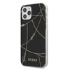 Guess Gold Chain - dėklas skirtas Apple iPhone 12 Pro Max Juodas