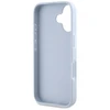 Dėklas Guess Grained Big 4G Logo Small Classic Logo Apple iPhone 16 mėlynas