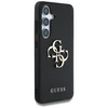 GUESS dėklas skirtas Samsung Galaxy S25 GUHCS25SPGT4MBK (PU Grained Big 4G and Classic Logo) juodos spalvos
