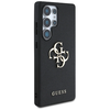 Guess Grained Big 4G Logo Small Classic Logo Samsung Galaxy S25 Ultra dėklas telefonui juodos spalvos