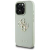 Dėklas Guess Grained Big 4G Logo Small Classic Logo Apple iPhone 16 Pro žalias