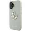 Dėklas Guess Grained Big 4G Logo Small Classic Logo Apple iPhone 16 žalias