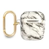 Apple AirPods ausinių dėklas Guess AirPods Marble Strap Collection (GUA2HCHMAG) pilka