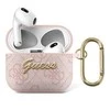 Guess GUA34GSMP AirPods 3 dėklas ausinėms rožinės spalvos 4G Script Metal Collection