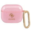 Guess GUA3UCG4GP AirPods 3 dėklas rožinės spalvos Glitter Collection