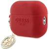 Dėklas Guess 3D Rubber 4G Diamond Charm - AirPods Pro 2 Case (Raudona)