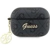 Guess GUAP2G4GSMK AirPods Pro 2 (2022/2023) dėklas juodos spalvos 4G Charm Collection
