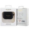 Apple AirPods Pro 2 Guess Cover Liquid silikoninis Glitter Triangle Charm (GUAP2LECG4K) ausinių dėklas juodos spalvos