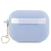 Apple AirPods Pro 2 Guess silikoninis Charm Heart Collection (GUAP2LSCHSB) ausinių dėklas mėlynos spalvos