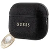 Apple AirPods Pro ausinių dėklas 2 Guess Fixed Glitter Heart Diamond Charm (GUAP2PGEHCDK) juodos spalvos