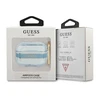 Apple AirPods Pro ausinių dėklas Guess AirPods Strap Collection (GUAPHHTSB) mėlynos spalvos
