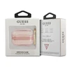 Apple AirPods Pro ausinių dėklas Guess AirPods Strap Collection (GUAPHHTSP) rožinės spalvos