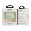 Apple AirPods Pro Guess silikoninis Charm Heart Collection (GUAPLSCHSN) ausinių dėklas žalios spalvos