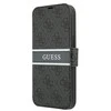 Dėklas GUESS GUBKP13S4GDGRON IPHONE 13 MINI 5.4 "GRAY/GRAY BOOK 4G STRIPE