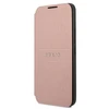 Samsung Galaxy S22 Plus Guess dėklas Book Saffiano Stripes (GUBKS22MPSASBPI) rožinės spalvos