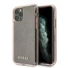GUESS kietas dėklas blizgučiais GUHCN58PCGLPI IPHONE 11 PRO Rožinis