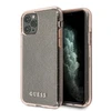 GUESS kietas dėklas blizgučiais GUHCN58PCGLPI IPHONE 11 PRO Rožinis