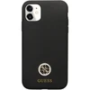 Apple iPhone 11 Guess dėklas Silicone Logo Strass 4G (Guhcn614dgpk) juodos spalvos