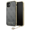 Apple iPhone 11 Guess Dėklas 4G Charms Collection (GUHCN61GF4GGR) pilkos spalvos