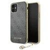 Apple iPhone 11 Guess Dėklas 4G Charms Collection (GUHCN61GF4GGR) pilkos spalvos