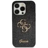 Guess GUHCN61HG4SGK Apple iPhone 11 / Xr 6.1″ juodos spalvos kietas dėklas Glitter Script Big 4G