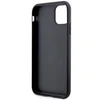 Guess GUHCN61P4SNK Apple iPhone 11 / Xr pilkas kietas dėklas 4G Stripe