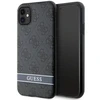 Apple iPhone 11 / XR Guess dėklas 4G Stripe (GUHCN61P4SNK) pilkos spalvos