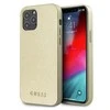 Apple iPhone 12 Pro Max Guess dėklas Iridescent (GUHCP12LIGLGO) aukso spalvos