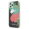 Dėklas Apple iPhone 12 Pro Max Guess N°1 Flower Collection (GUHCP12LIMLFL01) juodos spalvos