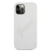 Apple iPhone 12 Pro Max Guess dėklas Script Vintage (GUHCP12LLSVSCR) pilkos spalvos