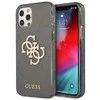Dėklas GUESS GUHCP12LPCUGL4GBK HARD CASE 4G BIG LOGO GLITTER IPHONE 12 PRO MAX Juodas