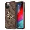 Dėklas Guess GUHCP12M4GMGBR skirtas Apple iPhone 12/12 Pro 6.1", rudas