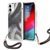 Dėklas GUESS GUHCP12SKSMAGR IPHONE 12 MINI 5.4 "GRAY/GRAY HARDCASE MARBLE COLLECTION