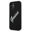 Dėklas GUESS HARDCASE GUHCP12SLSVSBW SILICONE VINTAGE IPHONE 12 MINI Juodas/Baltas