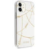 Dėklas GUESS GUHCP12SPCUCHWH HARD CASE GOLD CHAIN COLLECTION IPHONE 12 MINI Baltas
