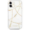 Dėklas GUESS GUHCP12SPCUCHWH HARD CASE GOLD CHAIN COLLECTION IPHONE 12 MINI Baltas