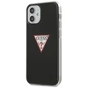 Apple iPhone 12 Mini Guess dėklas Triangle Collection (GUHCP12SPCUCTLBK) juodos spalvos